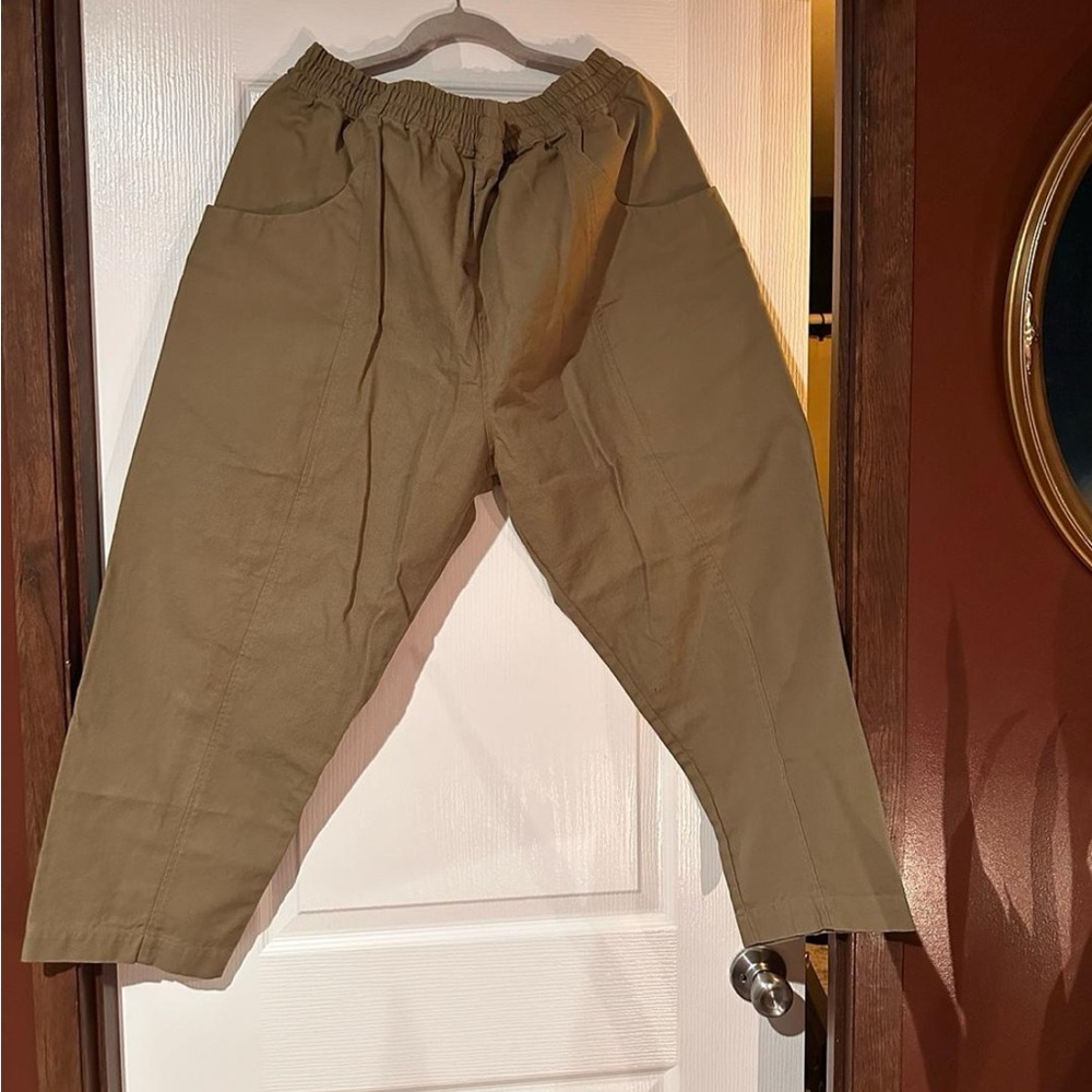 Elizabeth Suzann Clyde Workpant in Olivine